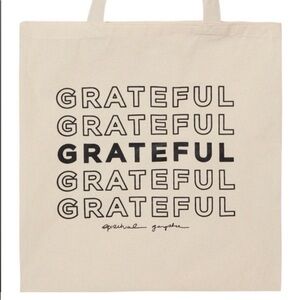 Spiritual Gangster NEW Grateful Canvas Tote Bag